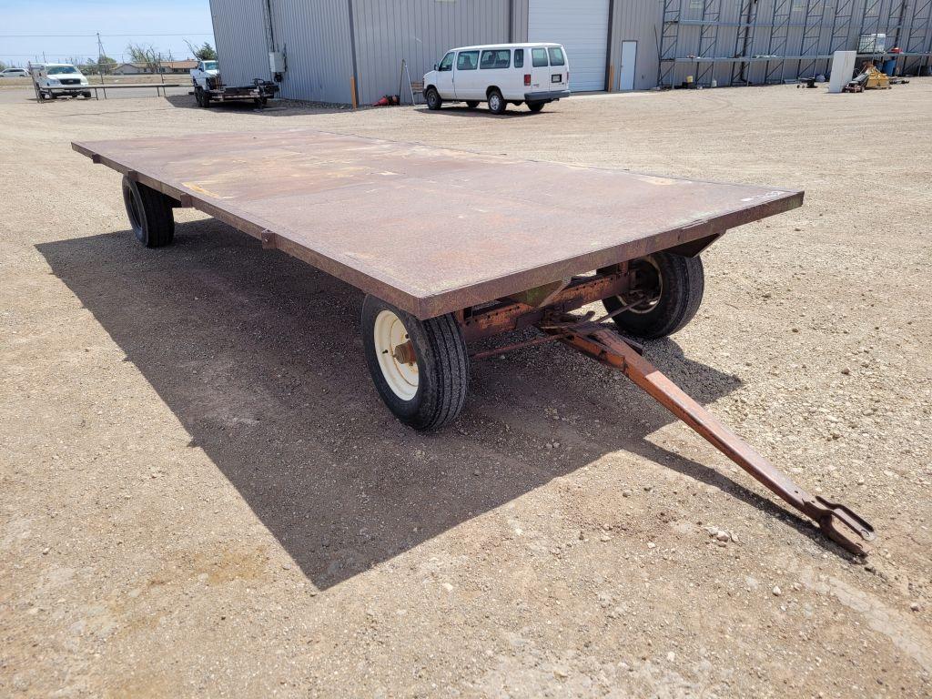 Drop Pin Flatbed 2 20" Axle Farm Trailer
