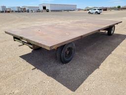 Drop Pin Flatbed 2 20" Axle Farm Trailer