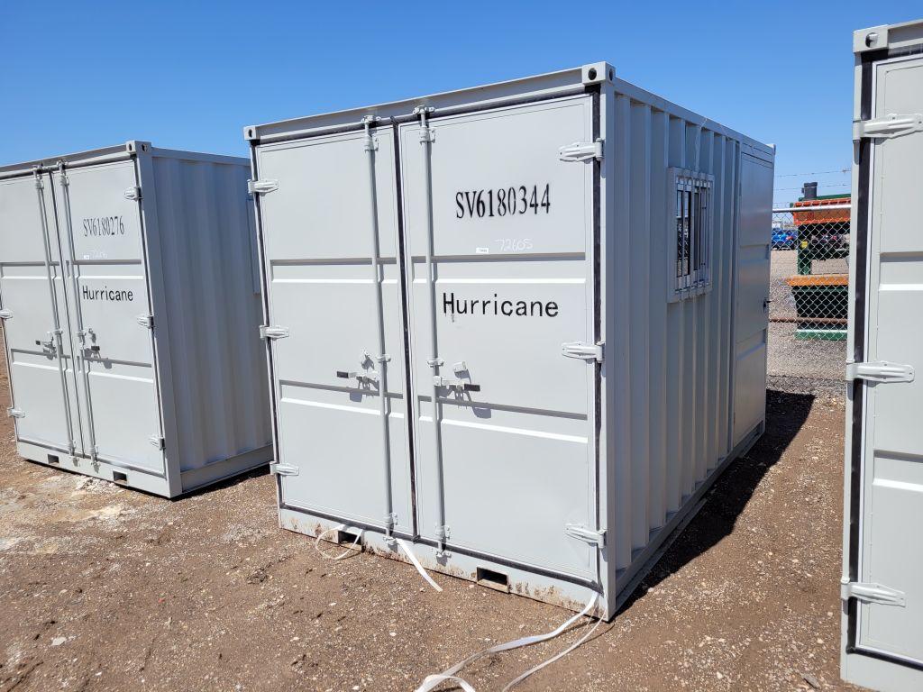 Hurricane Mobile Office Container w/2 End and 1 Side Doors