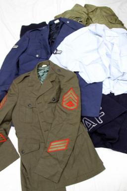 LARGE LOT OF MULTI CONFLICT U.S. MILITARY UNIFORMS