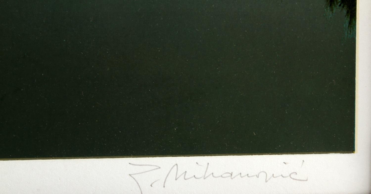 ZVONIMIR MIHANOVIS SIGNED LITHO VILLAGE KRATANJL