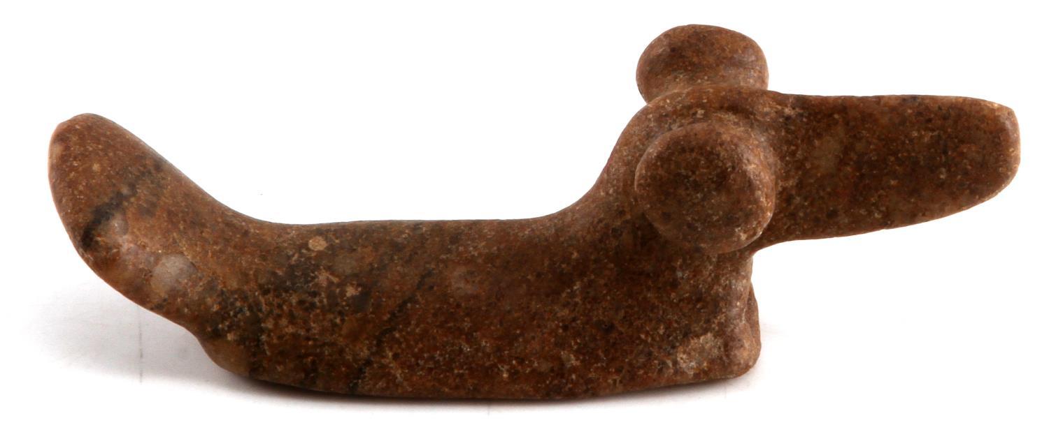 NATIVE AMERICAN CARVED POPEYE BIRDSTONE