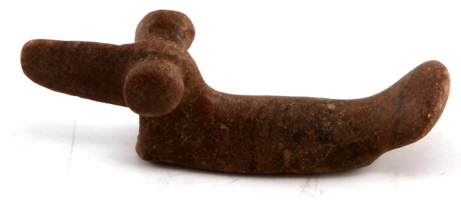 NATIVE AMERICAN CARVED POPEYE BIRDSTONE