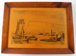 W.J. BENNETT FRAMED PRINTS ON WOOD
