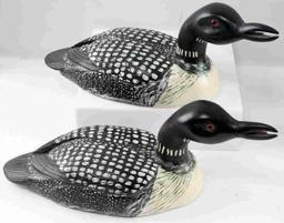 SIGNED 1980S CHESAPEAKE BAY COMMON LOON DUCK DECOY