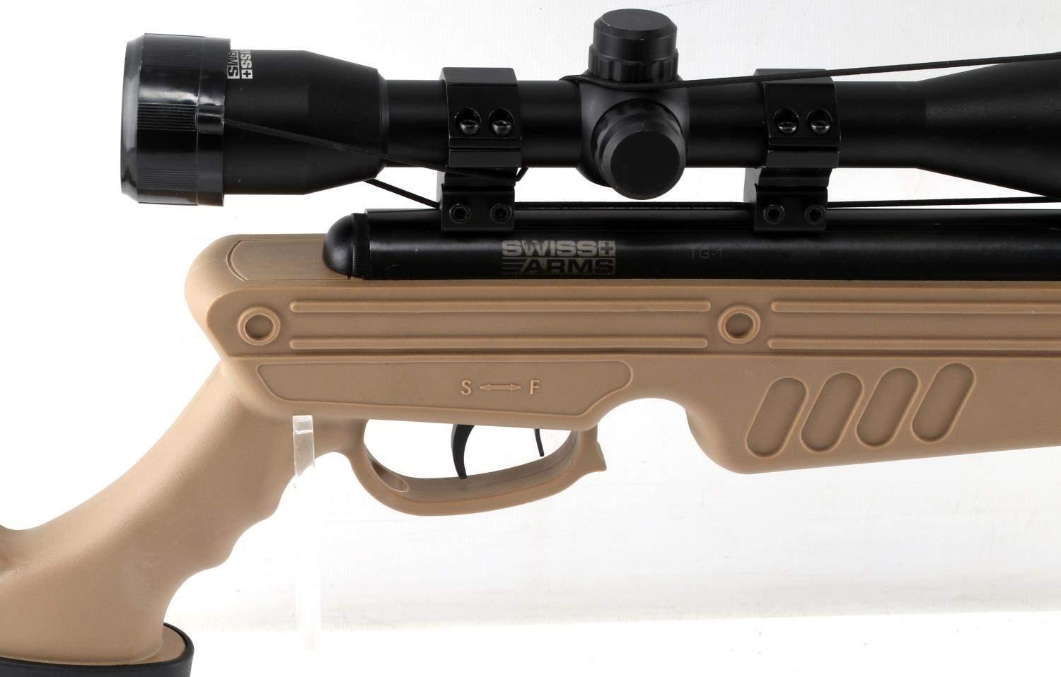 SWISS ARMS TG 1 AIR RIFLE .177 CAL W 4 X 40 SCOPE