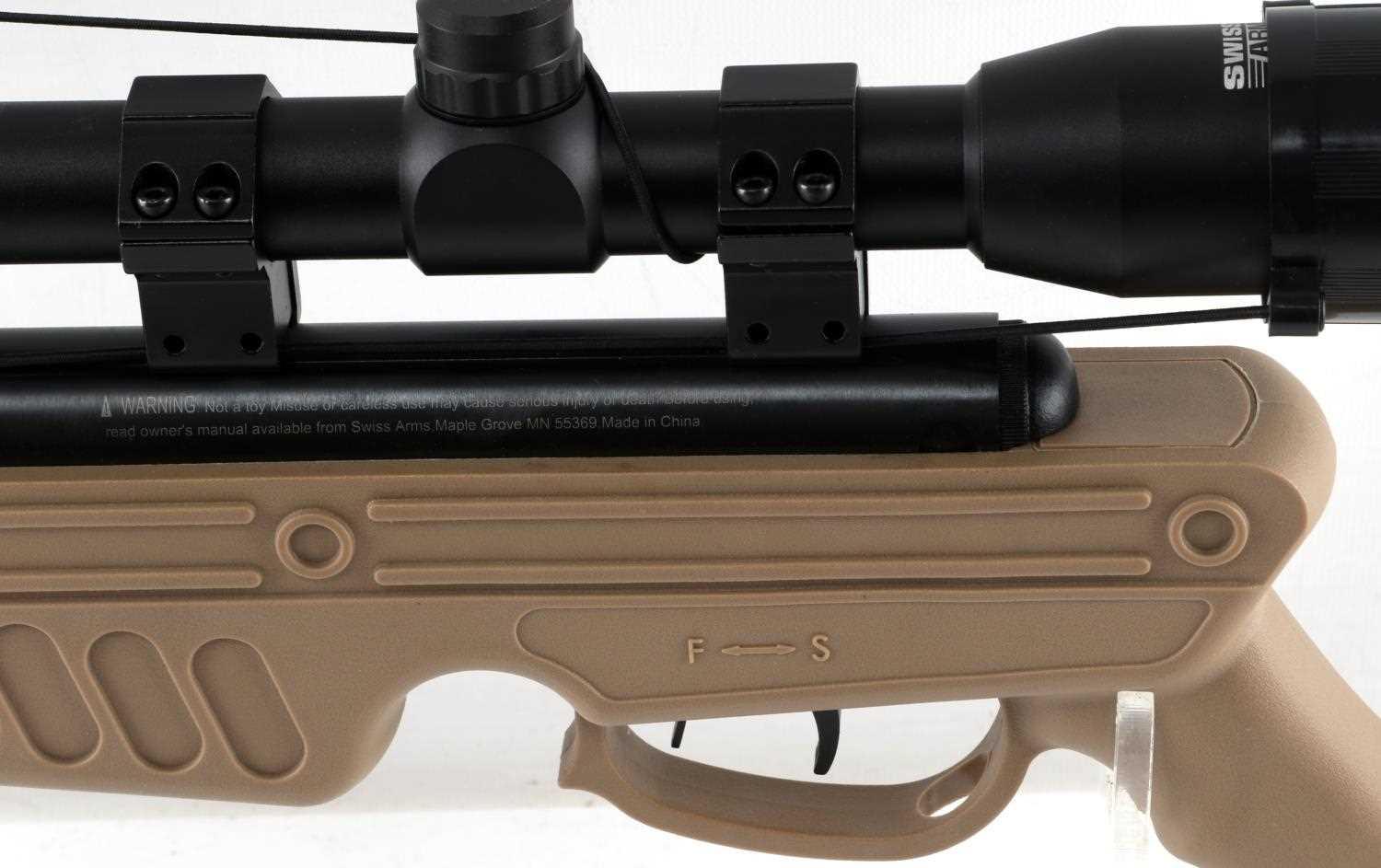 SWISS ARMS TG 1 AIR RIFLE .177 CAL W 4 X 40 SCOPE