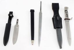 WWII GERMAN THIRD REICH DAGGER BAYONET PARTS LOT