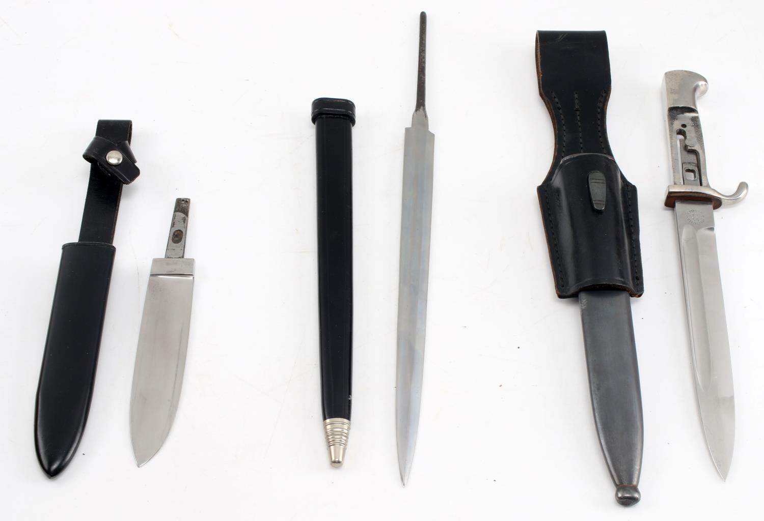 WWII GERMAN THIRD REICH DAGGER BAYONET PARTS LOT