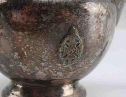 WWII GERMAN THIRD REICH HEER SILVER SAUCER
