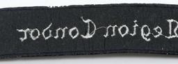 WWII GERMAN THIRD REICH LEGION CONDOR CUFF TITLE