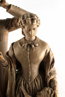 JOHN ROGERS TAKING THE OATH SCULPTURE