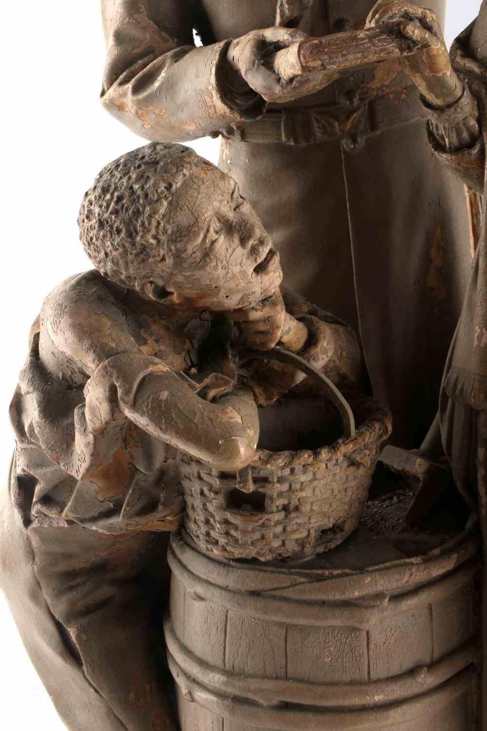 JOHN ROGERS TAKING THE OATH SCULPTURE