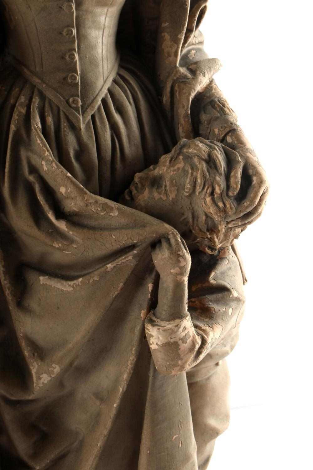 JOHN ROGERS TAKING THE OATH SCULPTURE