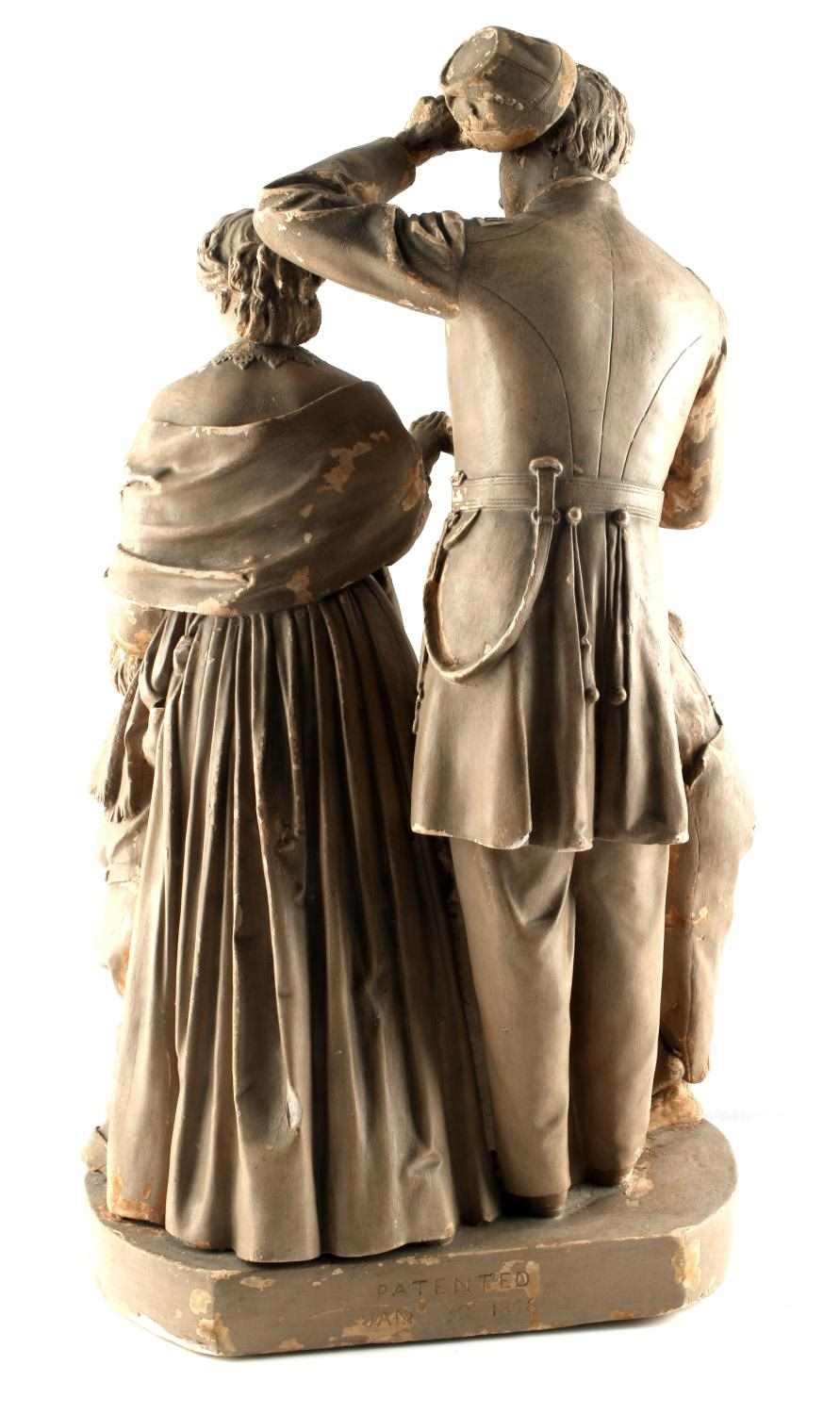 JOHN ROGERS TAKING THE OATH SCULPTURE