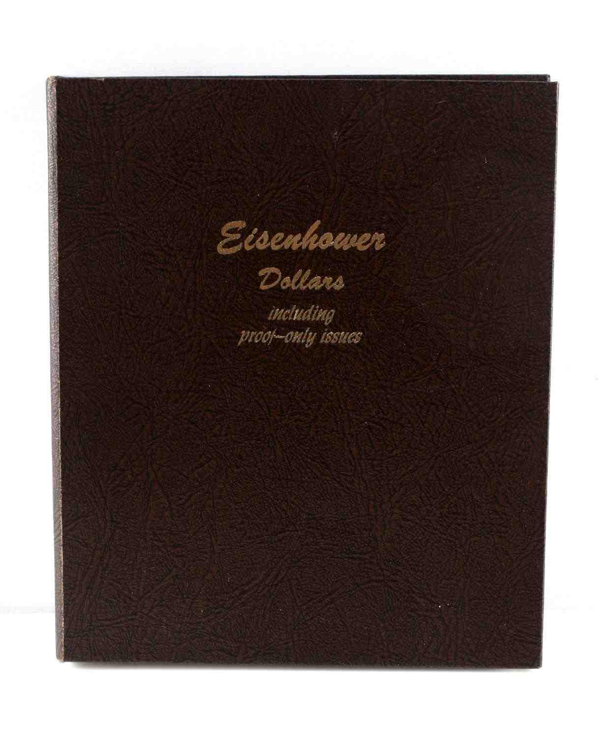 COMPLETE SET EISENHOWER SILVER DOLLAR COINS