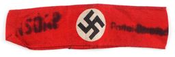 WWII GERMAN NSDAP PARTY CUFF TITLE DETACHMENT