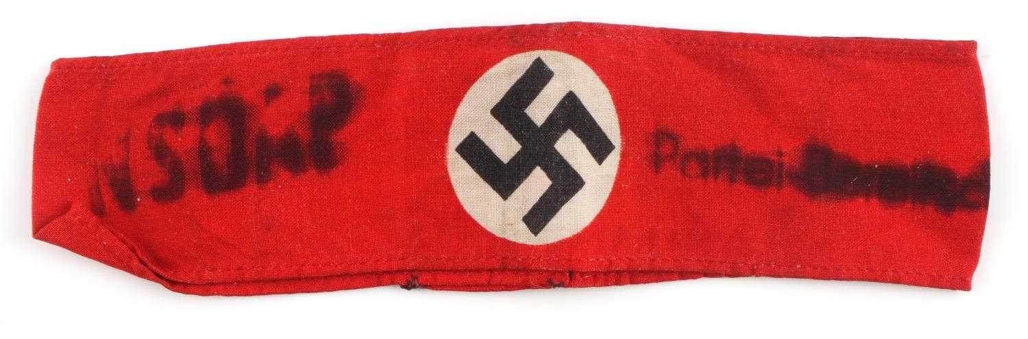 WWII GERMAN NSDAP PARTY CUFF TITLE DETACHMENT
