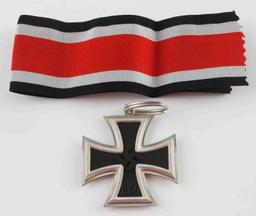 WWII THIRD REICH SILVER IRON CROSS ZIMMERMANN