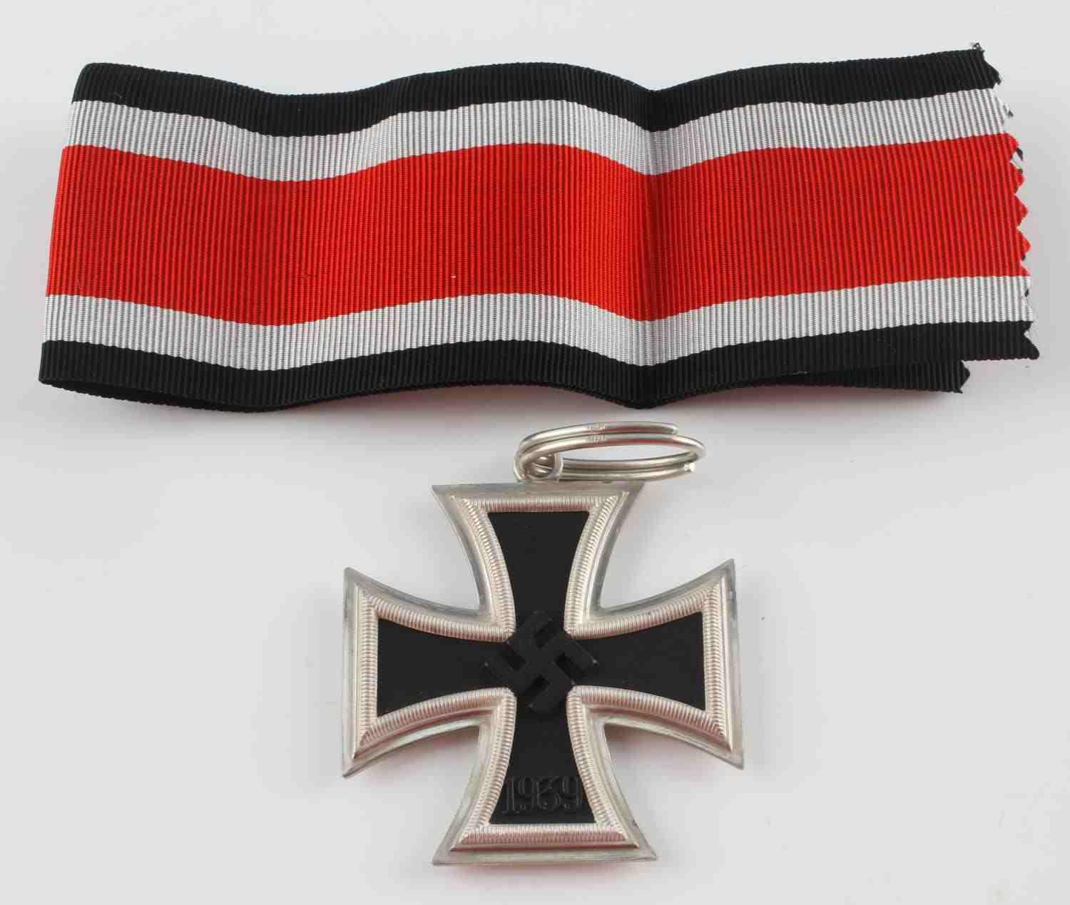 WWII THIRD REICH SILVER IRON CROSS ZIMMERMANN