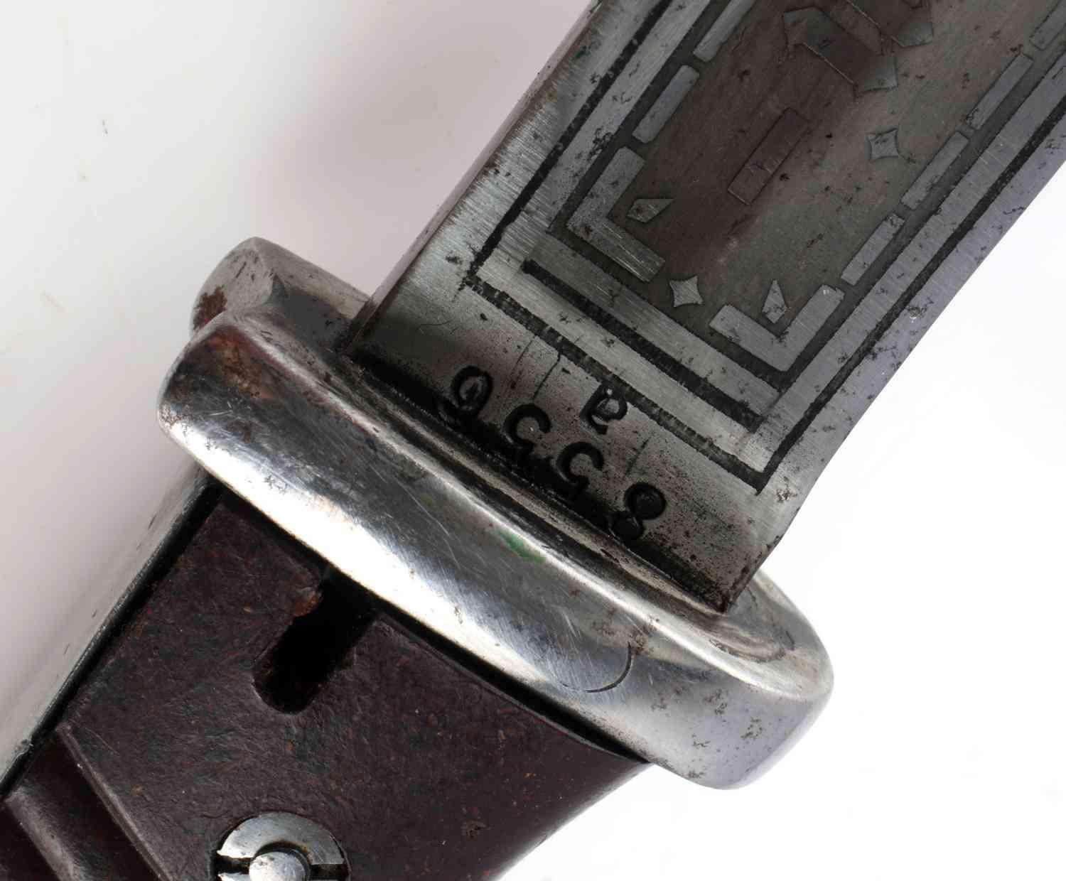 WWII GERMAN THIRD REICH SS WAFFEN K98 BAYONET