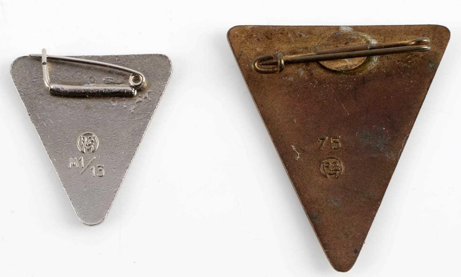 2 WWII GERMAN THIRD REICH FRAUENSCHAFT SERVICE PIN