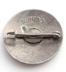 WWII GERMAN DVG WESTMARK SWASTIKA LAPEL BADGE