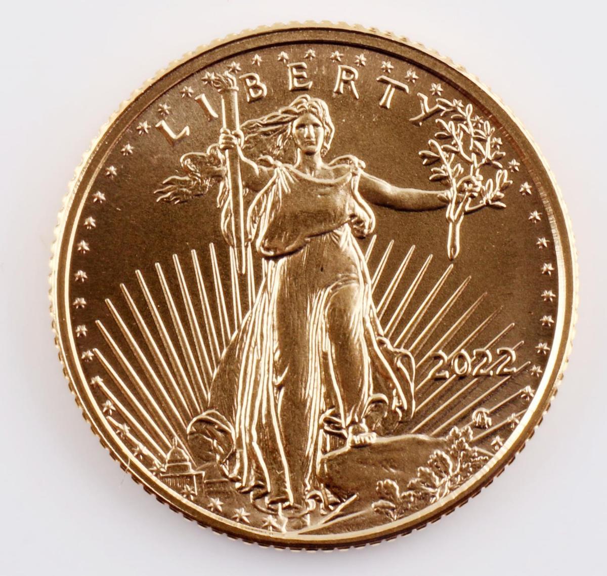 1/10TH OZ AMERICAN EAGLE GOLD COIN