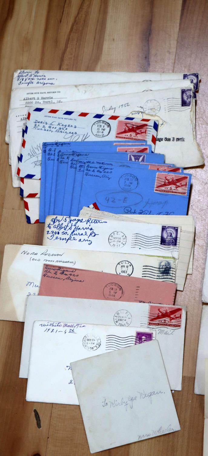 WWII US MILITARY SOLDIER ARCHIVE LETTERS