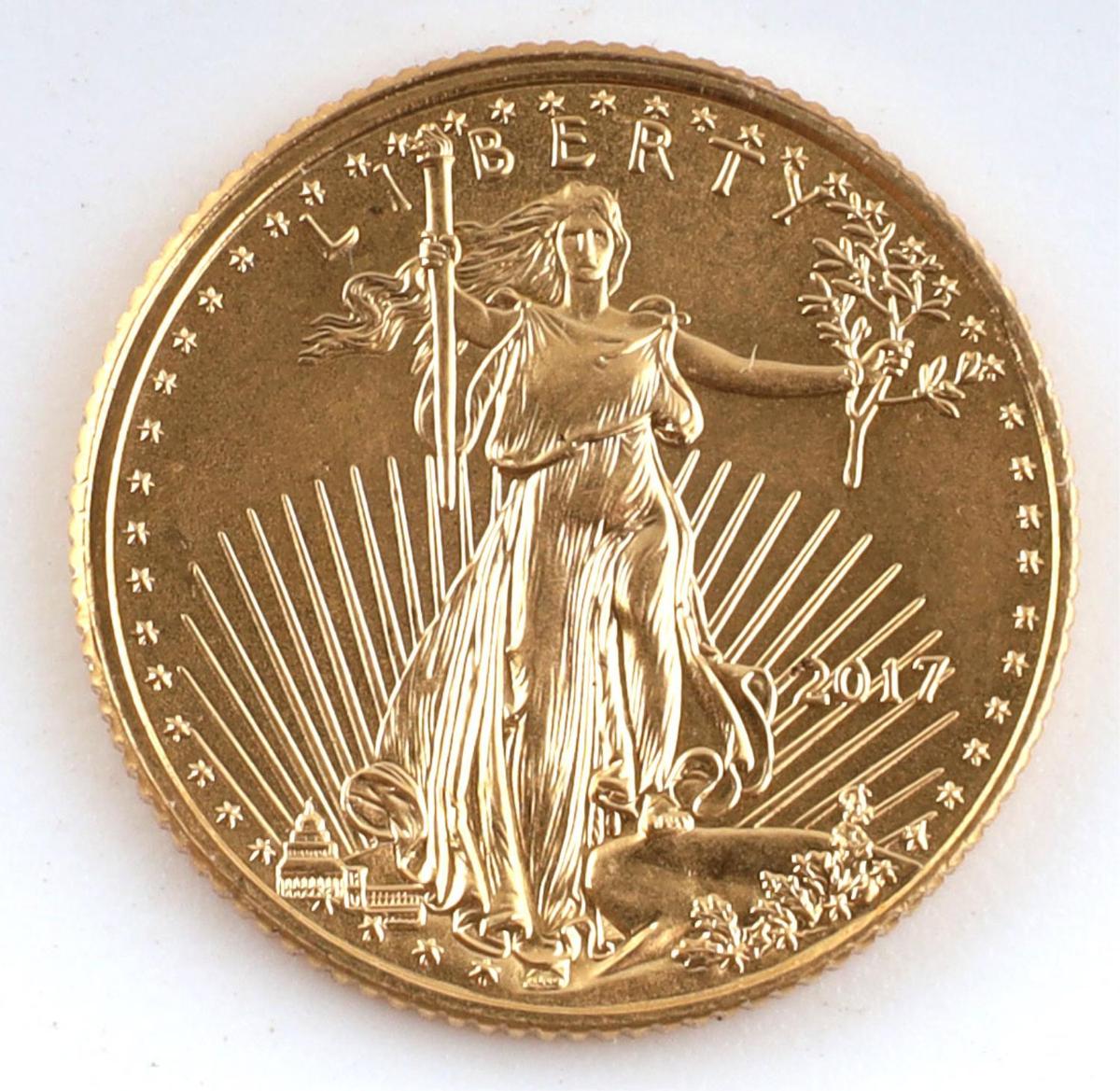 1/10TH OZ AMERICAN EAGLE GOLD COIN