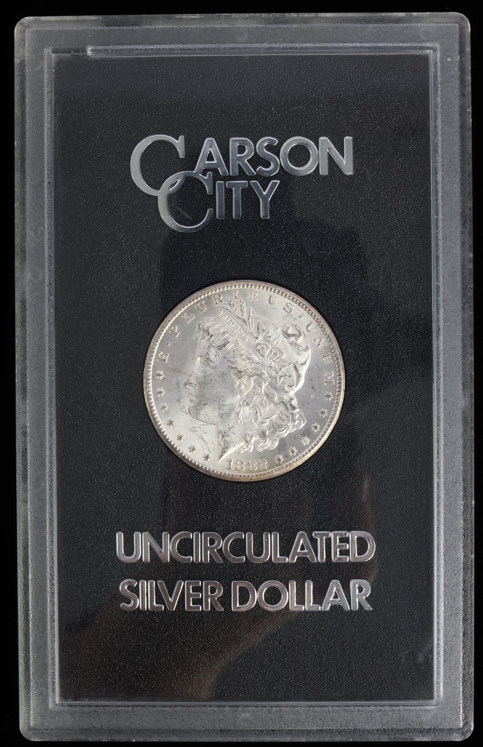 1882-CC CARSON CITY UNC SILVER DOLLAR COIN