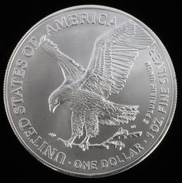 8 AMERICAN EAGLE 1 OZ SILVER DOLLAR COINS
