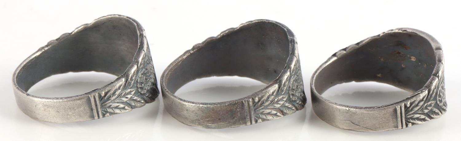 3 WWII GERMAN REICH WAFFEN SS WIKING NORDLAND RING