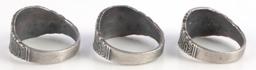 3 WWII GERMAN REICH WAFFEN SS WIKING NORDLAND RING