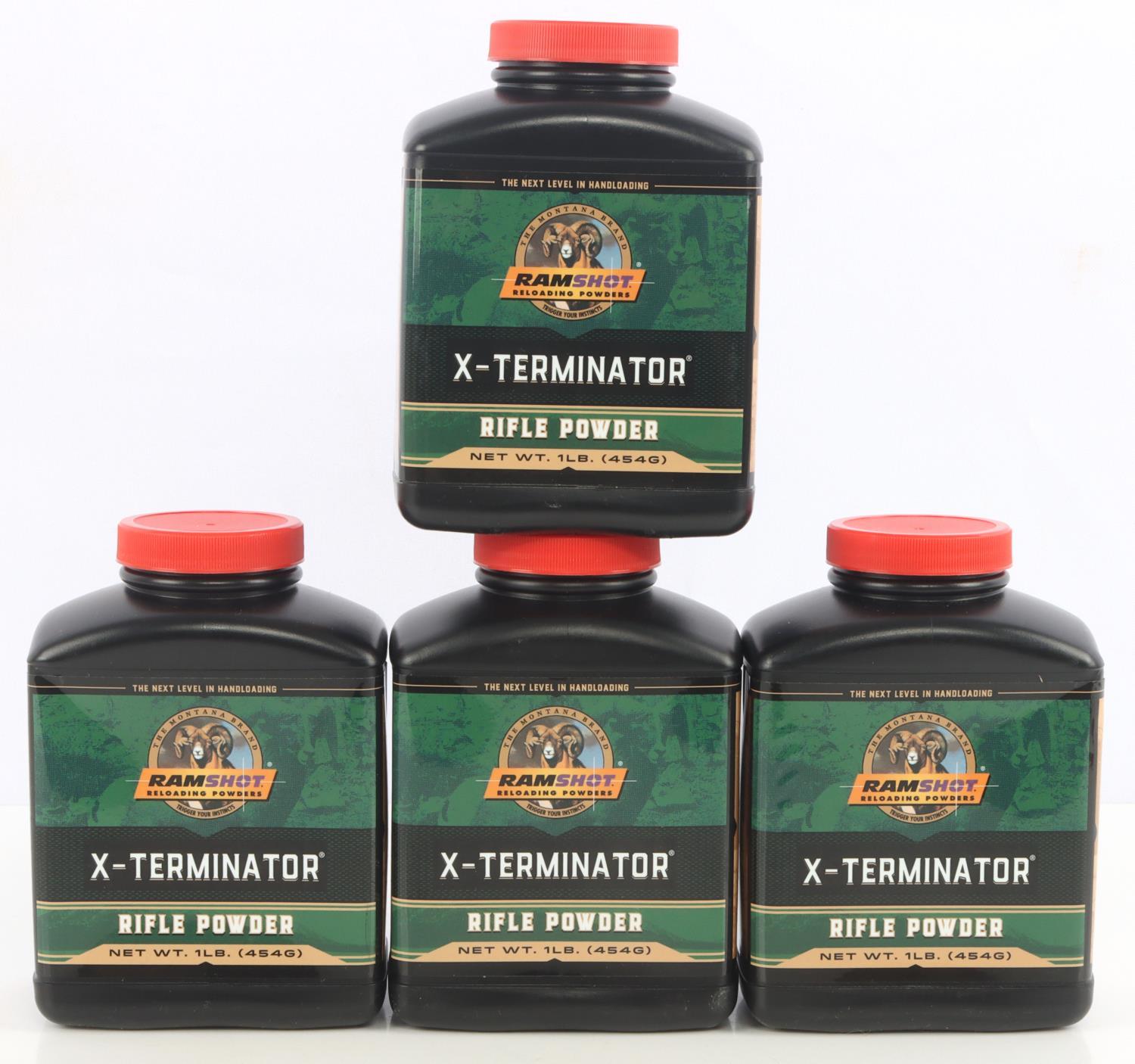 NEW 4LBS RAMSHOT X-TERMINATOR RIFLE POWDER