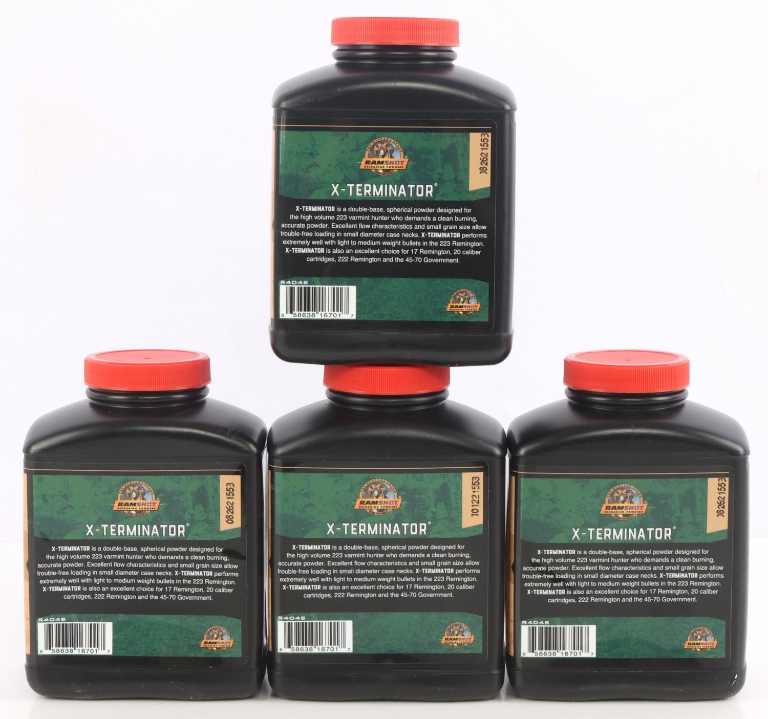 NEW 4LBS RAMSHOT X-TERMINATOR RIFLE POWDER