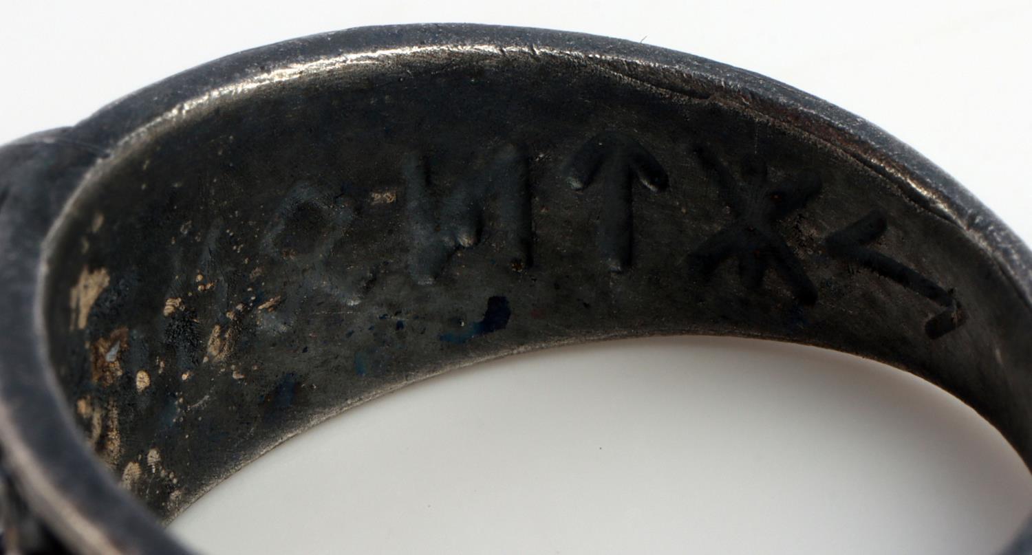 WWII GERMAN THIRD REICH GROUP OF 2 SILVER RINGS