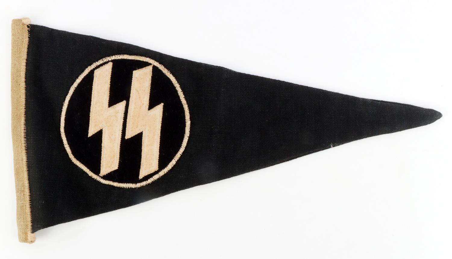 WWII GERMAN WAFFEN SS PANZER DIVISION PENNANT