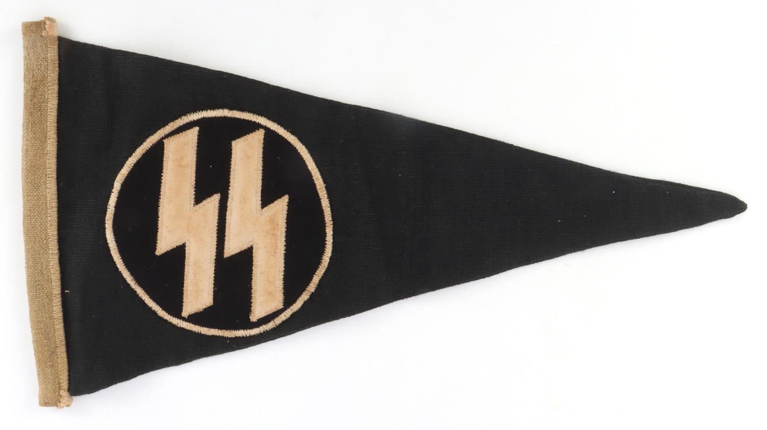 WWII GERMAN WAFFEN SS PANZER DIVISION PENNANT