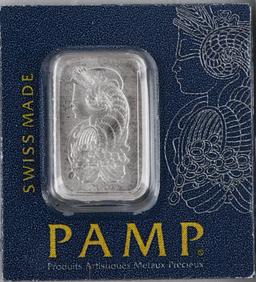 1 GRAM PLATINUM PAMP BULLION BAR LOT OF 5