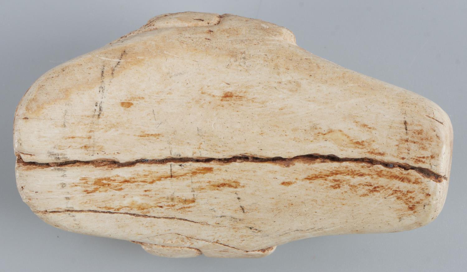 TAINO BONE ZEMI AND ANCESTRAL FETISH FACE