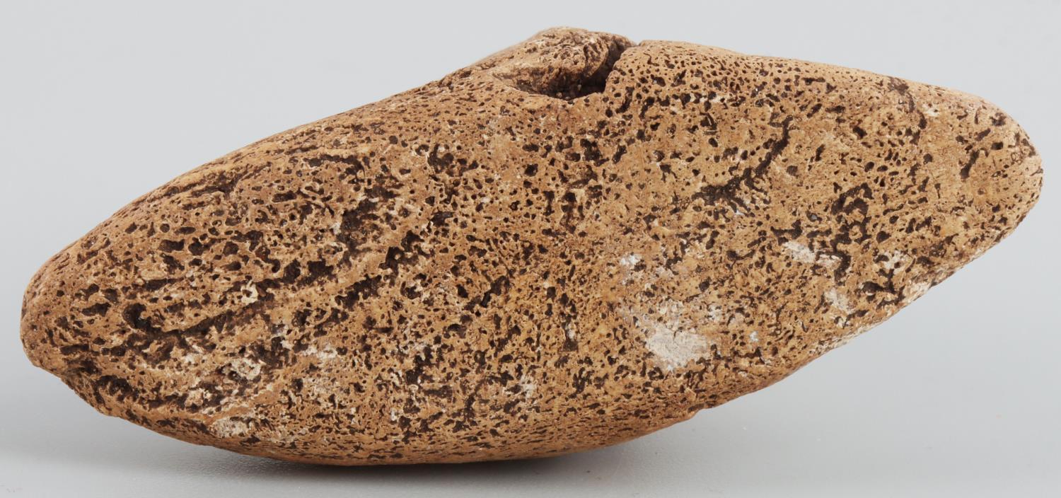 TAINO BONE ZEMI AND ANCESTRAL FETISH FACE