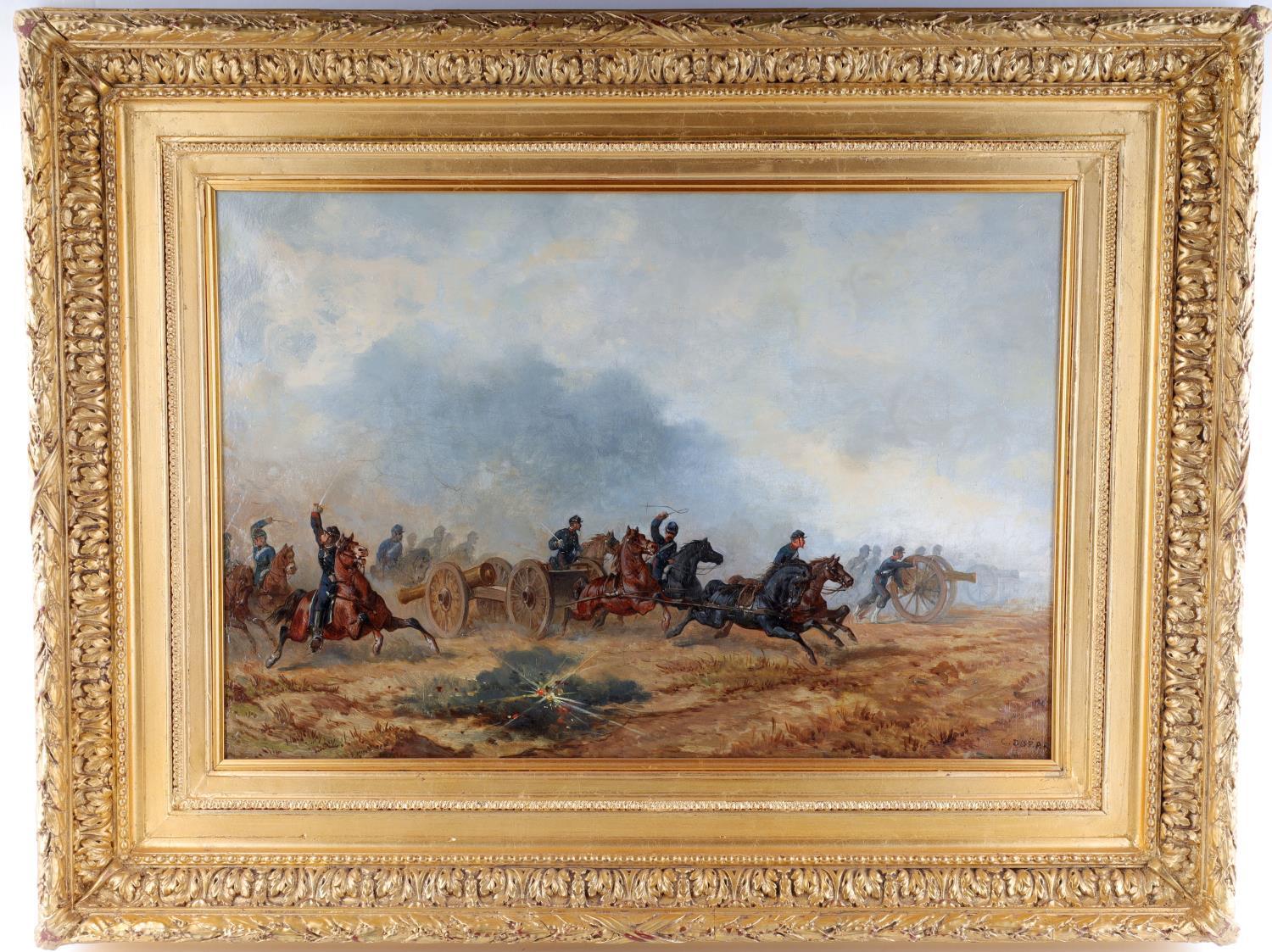 CHARLES AUGUSTIN VICTOR DOERR 19TH CENT PAINTING