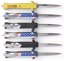 KNIFE LOT OF 6 OUT THE FRONT AUTOMATIC