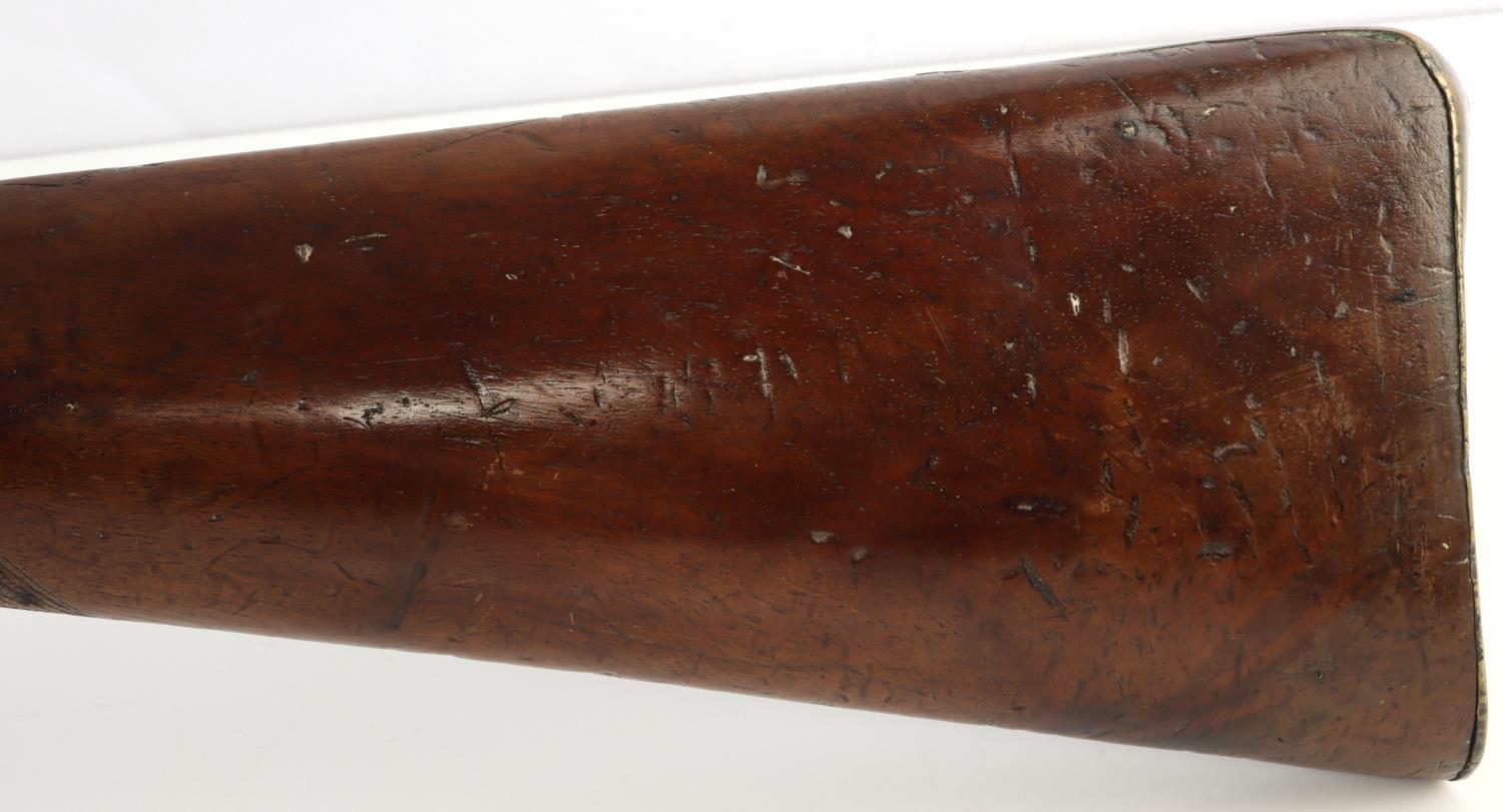 BRASS BARREL FLINTLOCK BLUNDERBUSS SPRING BAYONET