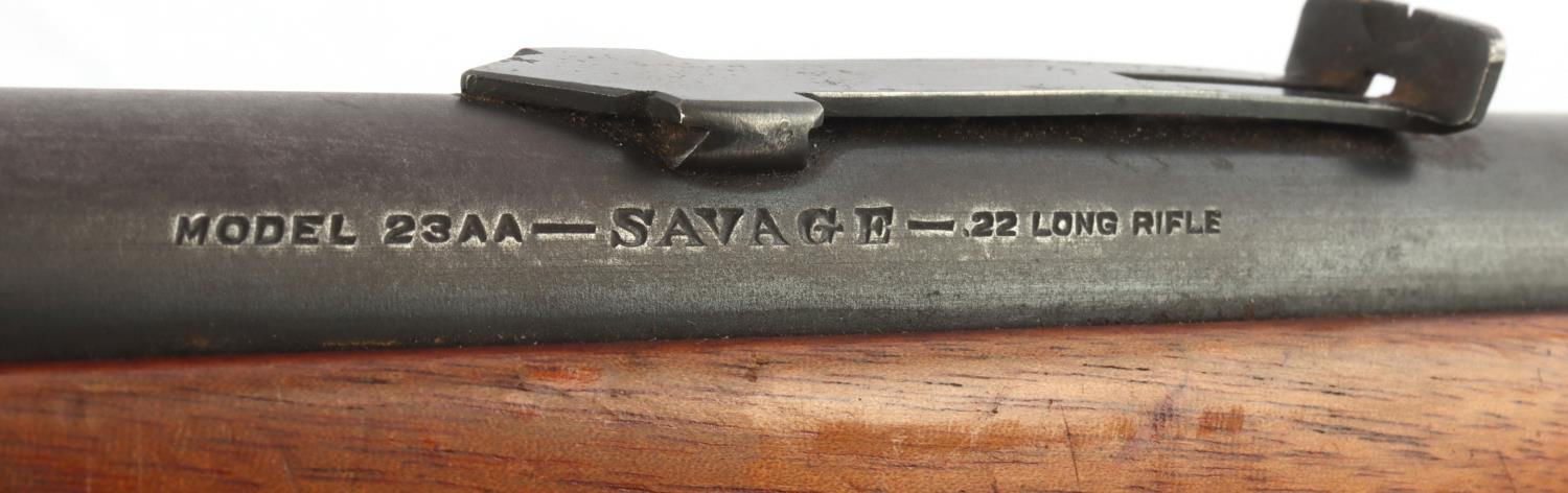 SAVAGE MODEL 23AA SPORTER .22LR BOLT ACTION RIFLE