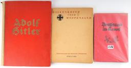 WWII GERMAN THIRD REICH HITLER CARDS & BOOKS
