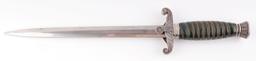 WWII GERMAN REICH LAND CUSTOMS DAGGER W SCABBARD