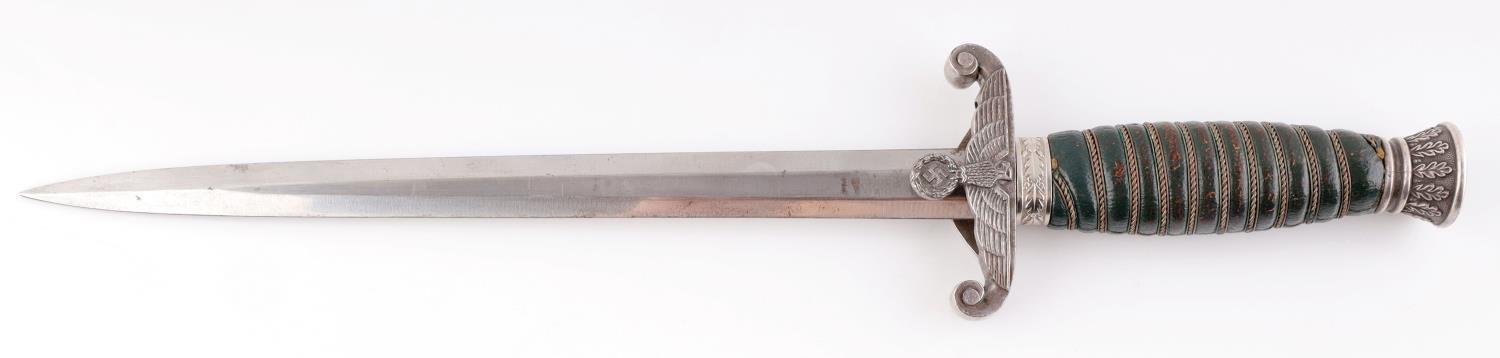 WWII GERMAN REICH LAND CUSTOMS DAGGER W SCABBARD