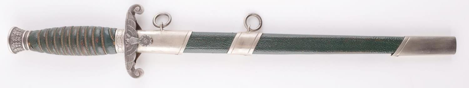 WWII GERMAN REICH LAND CUSTOMS DAGGER W SCABBARD